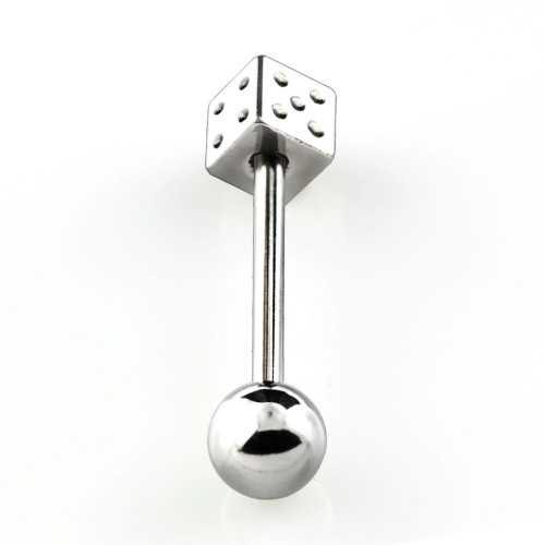 Piercing do jazyku kostka J090