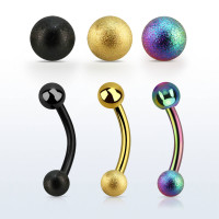 Piercing do obočí matná kulička - OC024