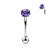Piercing do obočí cabochon stone - OC031 Piercing do obočí cabochon stone - OC031