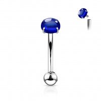 Piercing do obočí cabochon stone - OC031 Piercing do obočí cabochon stone - OC031