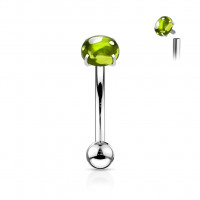 Piercing do obočí cabochon stone - OC031 Piercing do obočí cabochon stone - OC031