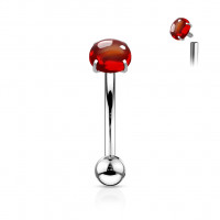Piercing do obočí cabochon stone - OC031 Piercing do obočí cabochon stone - OC031