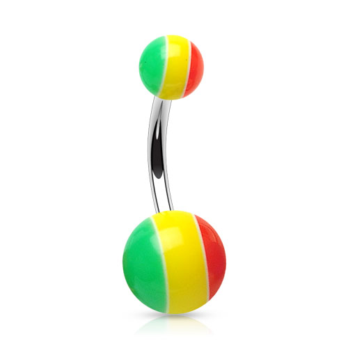 Piercing do pupíku rasta - PDP291