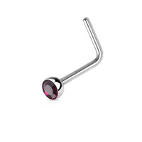 Piercing do nosu s kamínkem - N086