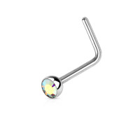 Piercing do nosu s kamínkem - N086