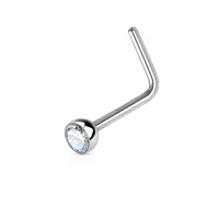 Piercing do nosu s kamínkem - N086