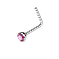Piercing do nosu s kamínkem - N086