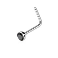 Piercing do nosu s kamínkem - N086