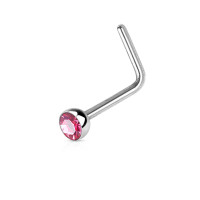 Piercing do nosu s kamínkem - N086