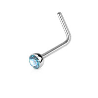 Piercing do nosu s kamínkem - N086
