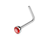 Piercing do nosu s kamínkem - N086