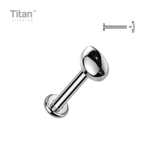 Titanový piercing do brady kapka - LA119