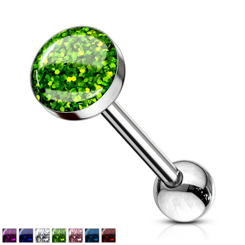 Piercing do jazyku glitry - JK062