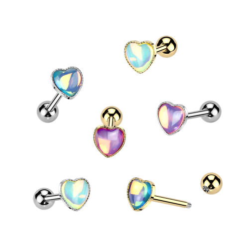 Piercing do jazyka se srdcem - JK110