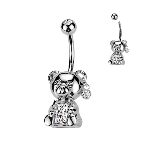 Piercing do pupíku medvídek - PDP391
