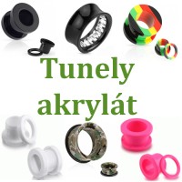 Tunely - akrylát (plast)